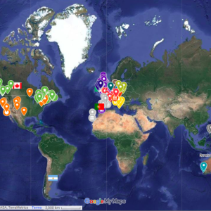 Climate emergency map