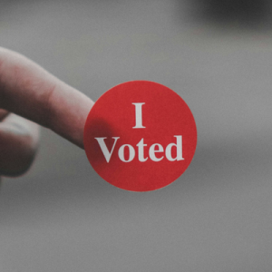 'I voted' Sticker. Image credit: Parker Johnson from Unsplash