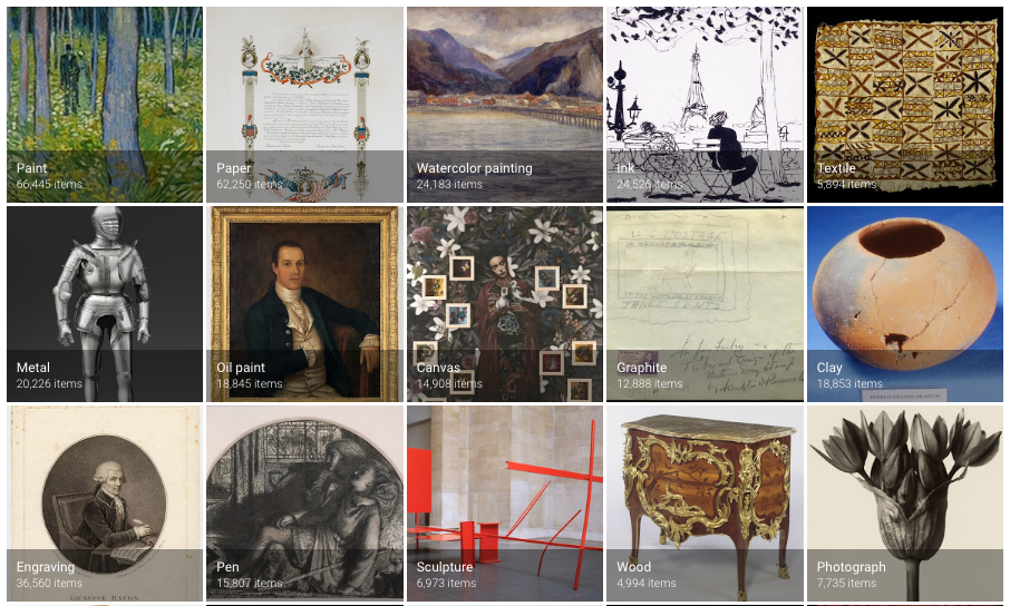 Google Art & Culture Art Medium Screenshot