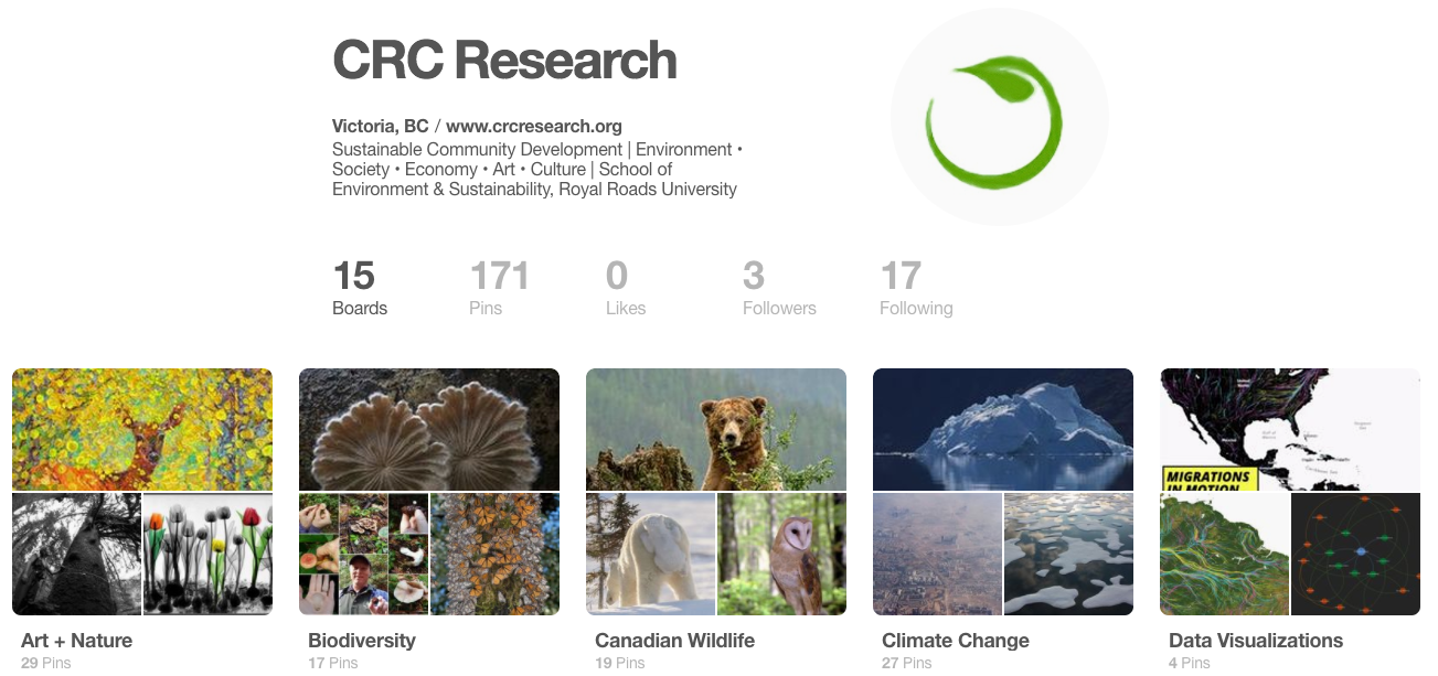 CRC Research Pinterest Account