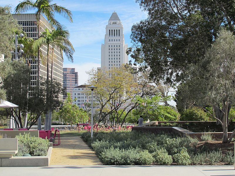 Grand Park Los Angeles Trees