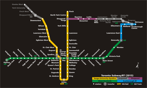 TTC Subway Map